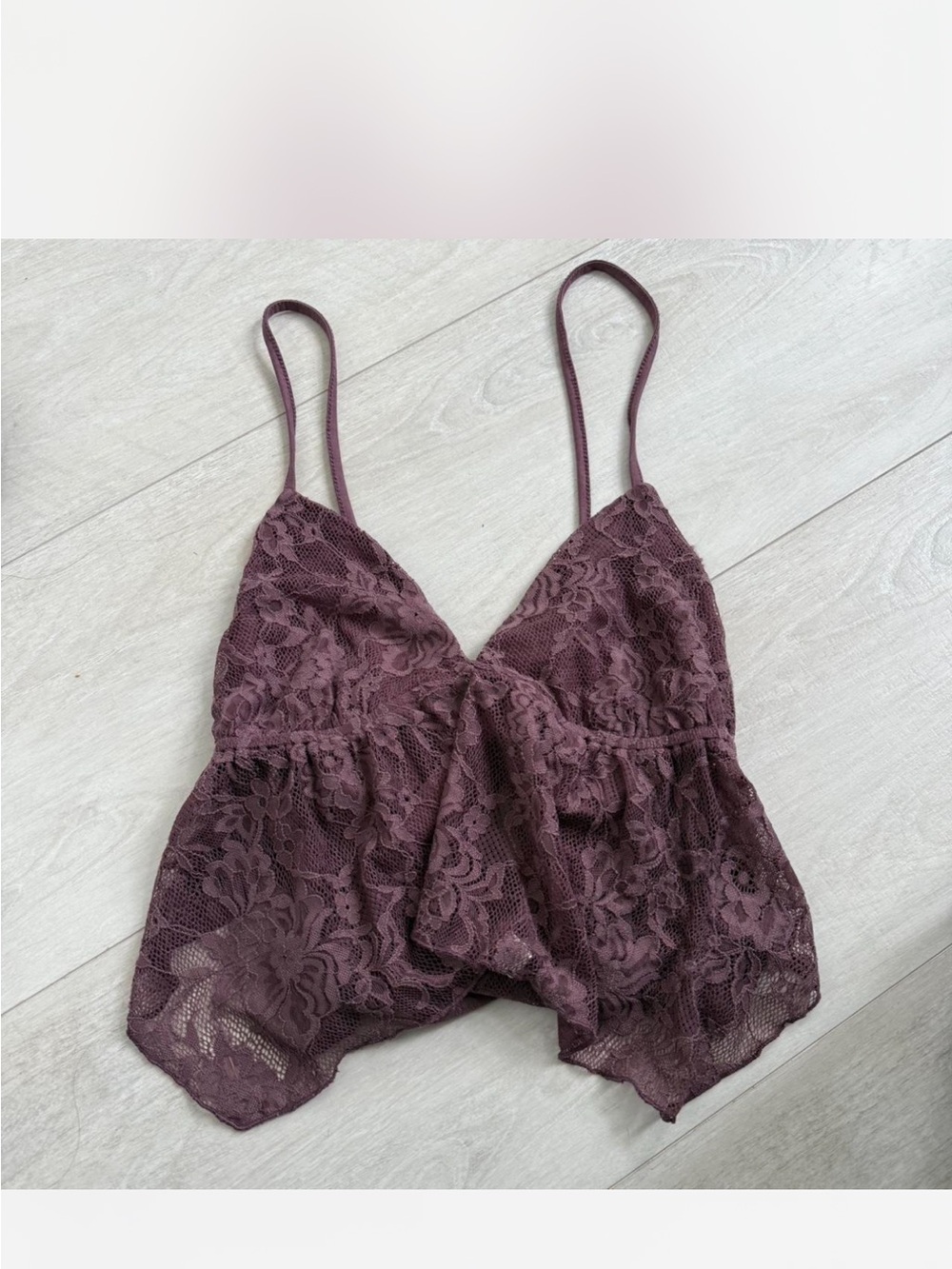 Full tilt Lace Bralette Cami in Mauve